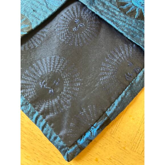 Fornasetti Milano silk tie Sun Moon face pattern Graphic Lunar Space Made Italy - Picture 6 of 7